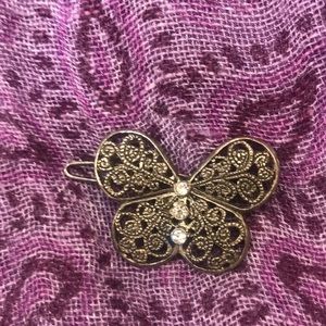 Butterfly Barret with Bling